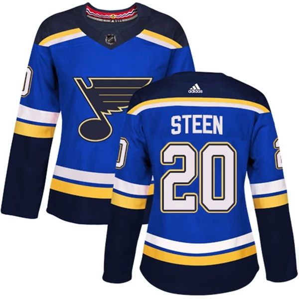 Damen St. Louis Blues Trikot Alexander Steen 20 Blau Authentic